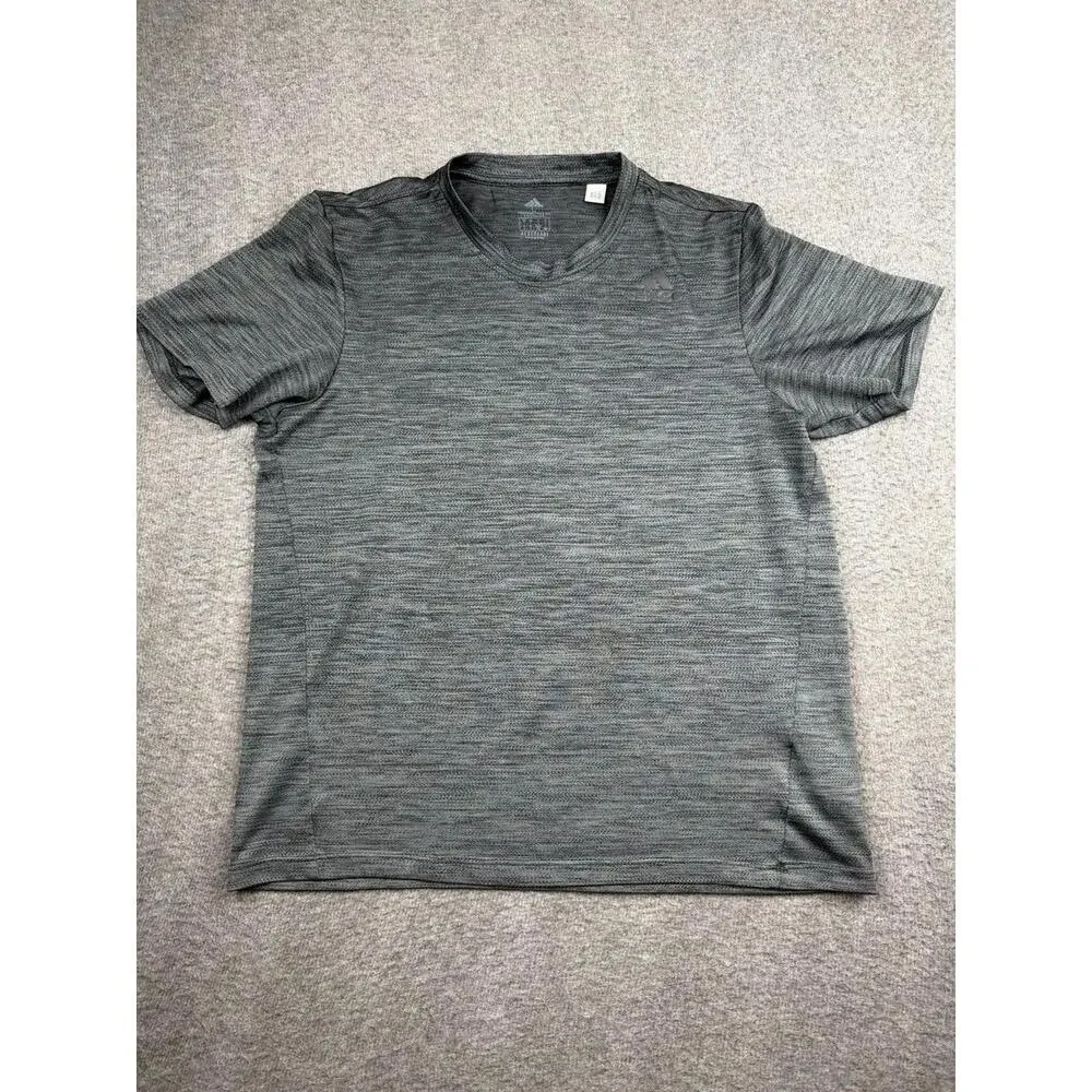 Adidas Men's Gray Performance Short‎ Sleeve T-Shirt Size Large